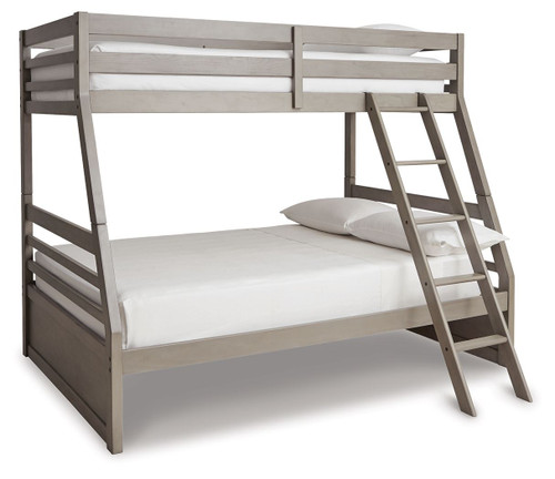 Lettner Light Gray Twin Over Full Bunk Bed Lettner Light Gray Twin Over Full Bunk Bed