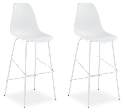 Forestead White Tall Barstool (Set of 2)