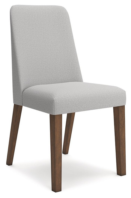 Lyncott Light Gray / Brown Dining Uph Side Chair (Set of 2)