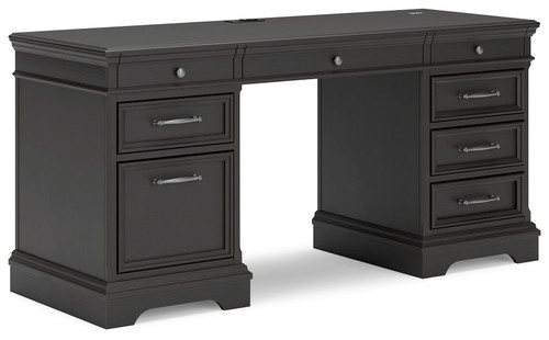 Beckincreek Black Home Office Credenza