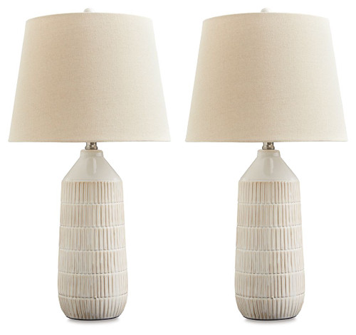 Willport Off White Ceramic Table Lamp (Set of 2)