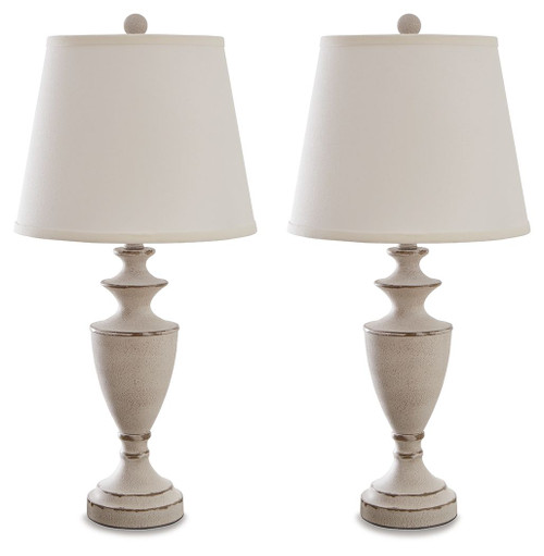 Dorcher Antique Gray Metal Table Lamp (Set of 2)