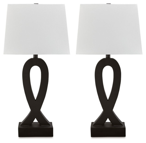 Markellton Black Poly Table Lamp (Set of 2) Markellton Black Poly Table Lamp (Set of 2)