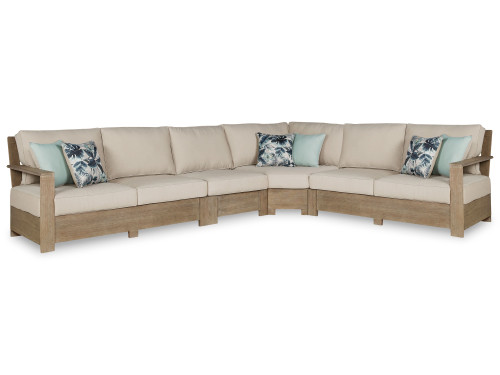 Silo Point Brown 4-Piece Outdoor Sectional