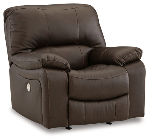 Leesworth Dark Brown Power Rocker Recliner Leesworth Dark Brown Power Rocker Recliner