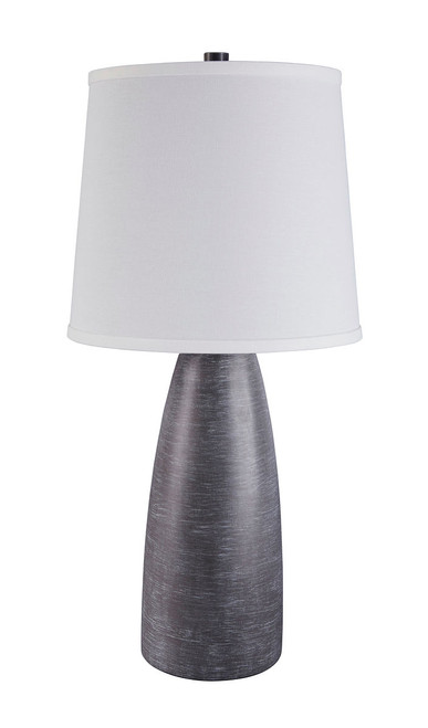 Shavontae Gray Poly Table Lamp (Set of 2)