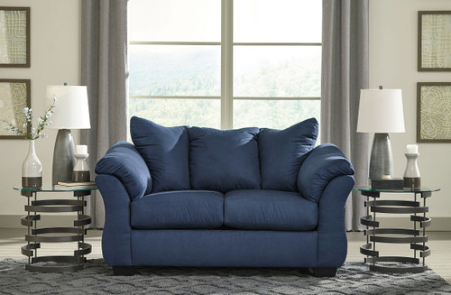 Darcy Blue Loveseat Darcy Blue Loveseat