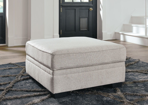 Dellara Chalk Ottoman With Storage