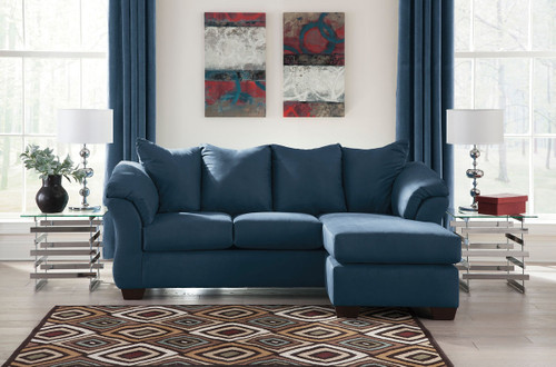 Darcy Blue Sofa Chaise Darcy Blue Sofa Chaise
