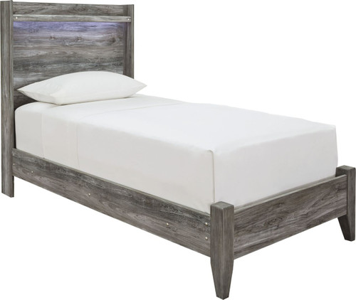 Baystorm Gray Twin Panel Bed