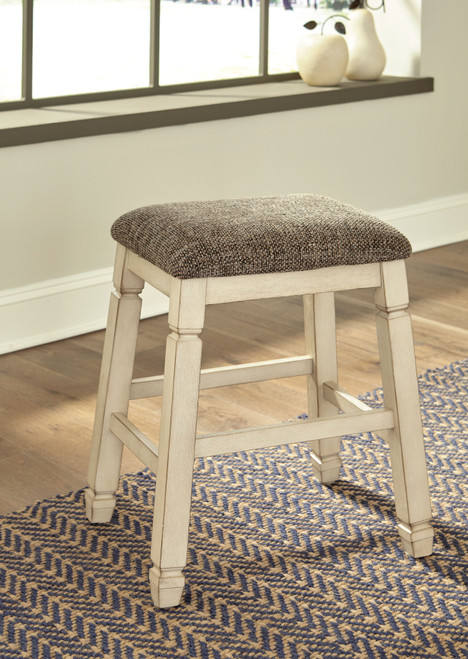 Bolanburg Beige Upholstered Stool (Set of 2)
