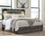 Baystorm Gray King Panel Bed