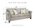 Alandari Gray Dark Sofa