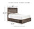 Drystan Brown / Beige Queen Panel Bed With 2 Storage Drawers