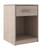 Flannia Gray One Drawer Night Stand