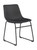 Centiar Black Dining Upholstered Side Chair (Set of 2)