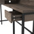 Arlenbry Gray L-desk With Storage