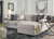 Dellara Chalk Left Arm Facing Chaise 2 Pc Sectional