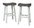 Glosco White Tall Stool (Set of 2)