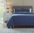 Ryter Navy Queen/Full Coverlet Set