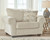 Haisley Ivory 2 Pc. Chair And A Half, Ottoman
