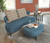 Hollyann Blue Rta Sofa