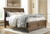 Flynnter Medium Brown Queen Storage Sleigh Bed