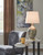 Jemarie Gray / Gold Finish Glass Table Lamp Jemarie Gray / Gold Finish Glass Table Lamp
