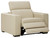 Texline Sand Power Recliner/Adj Headrest