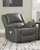 Calderwell Gray Power Rocker Recliner Calderwell Gray Power Rocker Recliner