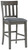 Hallanden Black / Gray Upholstered Barstool (Set of 2)