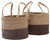 Parrish Natural / Charcoal Basket Set (Set of 2)