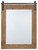 Lanie Antique Brown Accent Mirror