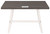 Dorrinson White / Black / Gray Home Office Desk