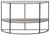 Bayflynn Whitewash Console Sofa Table