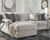 Dellara Chalk Left Arm Facing Chaise 5 Pc Sectional