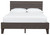 Brymont Dark Gray Full Panel Platform Bed