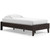 Piperton Brown / Black Twin Platform Bed