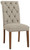 Harvina Beige Dining Upholstered Side Chair (Set of 2)