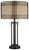 Hanswell Dark Brown Metal Table Lamp