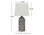 Mahima Black / White Paper Table Lamp (Set of 2) Mahima Black / White Paper Table Lamp (Set of 2)