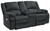 Draycoll Slate Double Reclining Power Loveseat W/Console