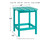 Sundown Treasure Turquoise Rectangular End Table