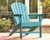 Sundown Treasure Turquoise Adirondack Chair