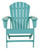 Sundown Treasure Turquoise Adirondack Chair