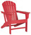 Sundown Treasure Red Adirondack Chair