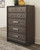 Brueban Rich Brown 8 Pc. Dresser, Mirror, Chest, California King Panel Bed With 2 Storage Drawers, 2 Nightstands
