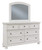 Robbinsdale Antique White Dresser, Mirror