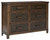 Wyattfield Brown / Beige Dresser