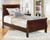 Alisdair Dark Brown Twin Sleigh Bed